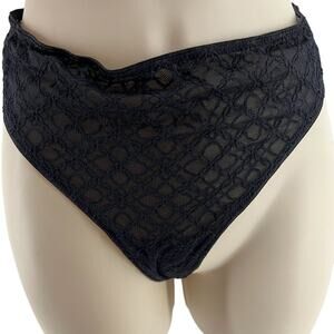 Old Navy Black Lace Long Panty Womens XLarge